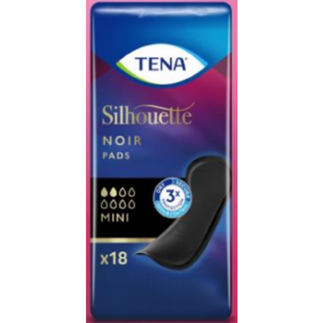 Silhouette noir mini pad 18 Stuks