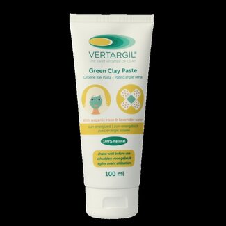 Vertargil Groene klei pasta in tube 100 Milliliter