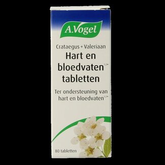 A Vogel Crataegus + valeriaan tabletten 80 Tabletten