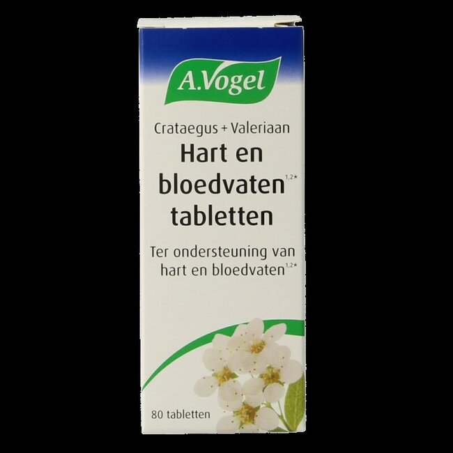 Crataegus + valeriaan tabletten 80 Tabletten