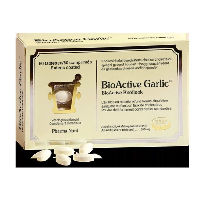Bio active knoflook 60 Tabletten