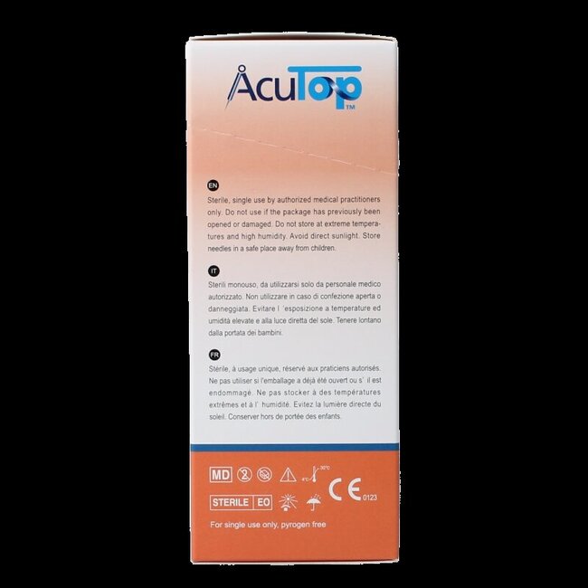 Aiguille de dry needling KJ-T 0,30 x 75 mm 100 pièces