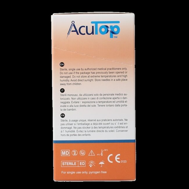 Aiguilles de dry needling KJ-T 0,30 x 40 mm 100 pièces