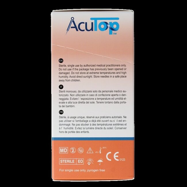 Aiguille de dry needling KJ-T 0,25 x 40 mm 100 pièces