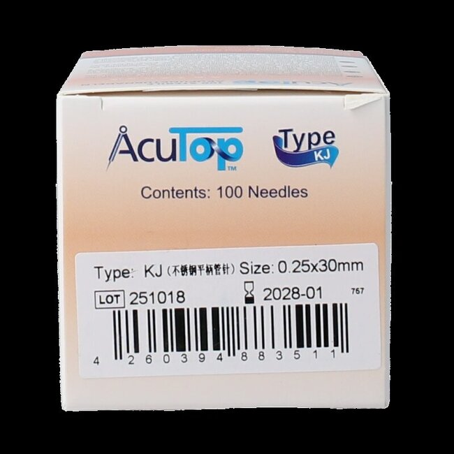 KJ-T dry needle naald 0.25 x 30mm 100 Stuks