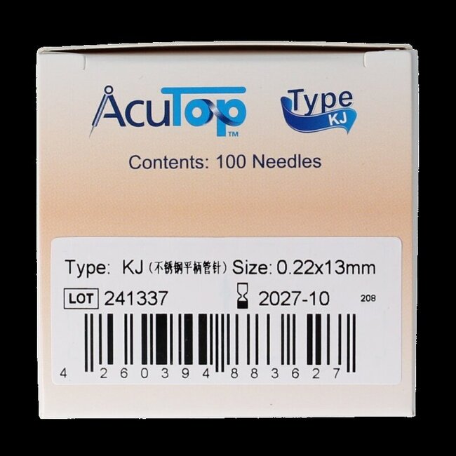Aiguille de dry needling KJ-T 0,22 x 13 mm 100 pièces