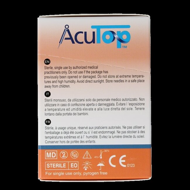 Aiguilles de dry needling KJ-T 0,20 x 15 mm, 100 pièces