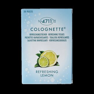 4711 Lingettes rafraîchissantes Colognette citron 20 pièces