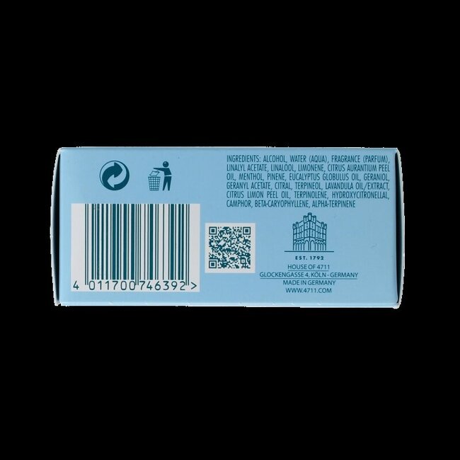 Lingettes rafraîchissantes Colognette citron 20 pièces