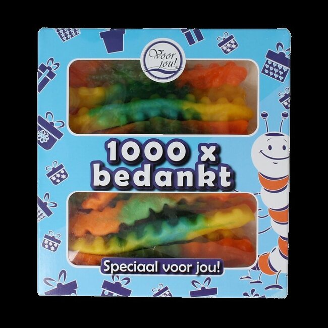 1000x bedankt 143 Gram
