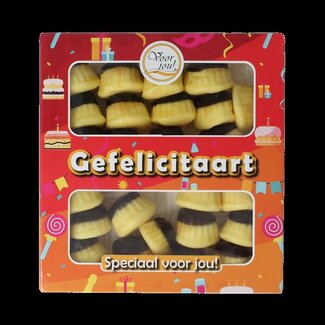 Voor Jou! Gefelicitaart 130 g