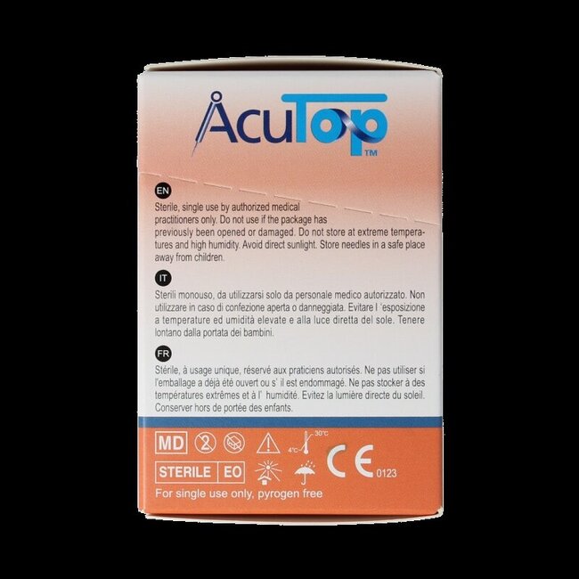 Aiguille de dry needling KJ-T 0,16 x 30 mm 100 pièces