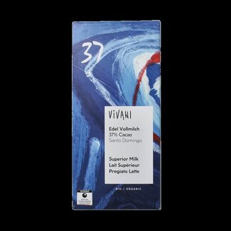 Vivani Chocolat au lait Superior 37% bio 80 g