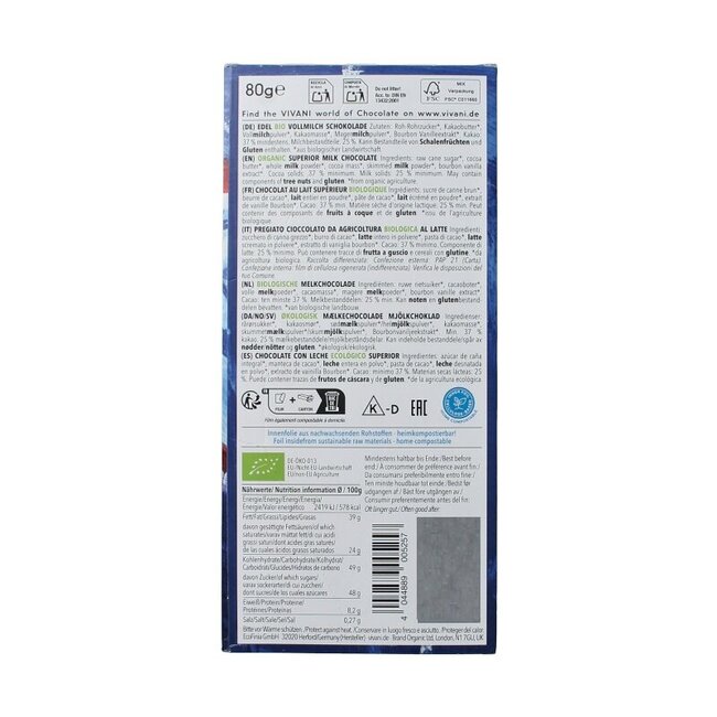 Superior milk 37% bio 80 Gram