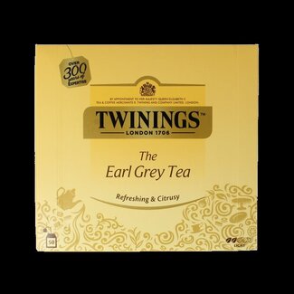 Twinings Earl Grey enveloppé 50 sachets