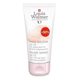 Louis Widmer Handbalsem UV10 + 50% extra inhoud geparfumeerd 75 Milliliter