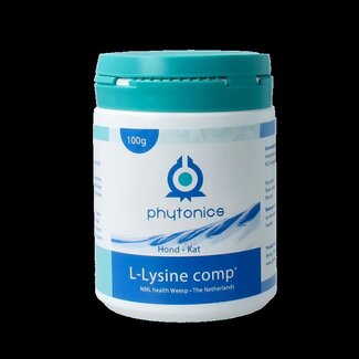 Phytonics L-lysine comp hond en kat 100 Gram