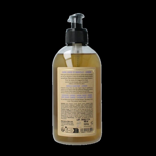 Savon liquide à la lavande avec pompe 400 ml