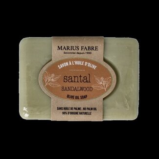 Marius Fabre Savon à l'huile d'olive et au bois de santal 100 g
