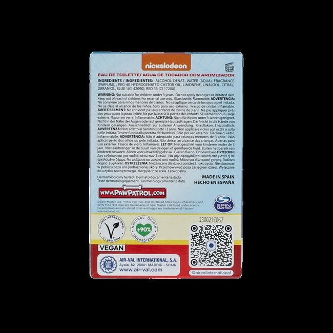 Paw Patrol eau de toilette 30 ml
