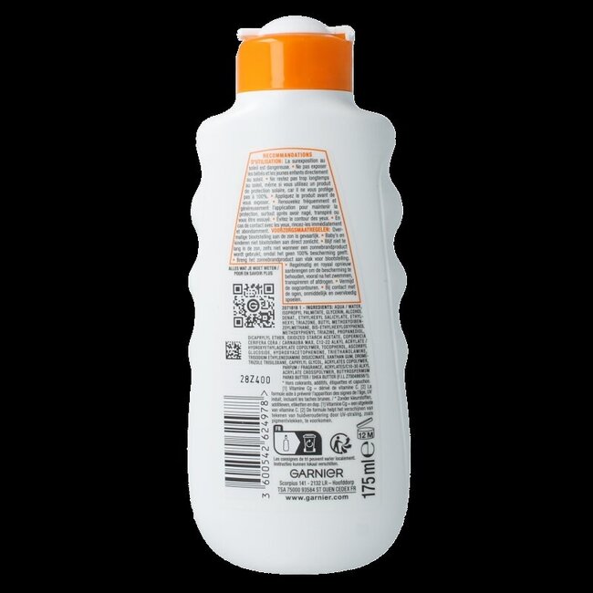 Lait hydratant protect SPF50+ 175 ml