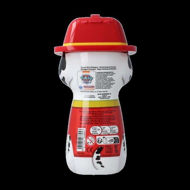 Paw patrol showergel marshall 2d 400 Milliliter
