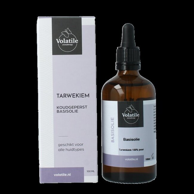 Tarwekiem koudgeperst basisolie glazen fles 100 Milliliter