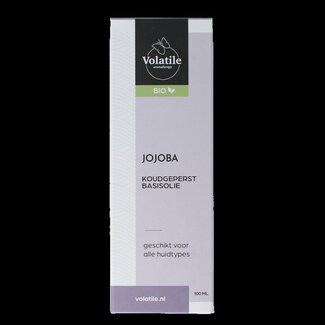 Volatile Jojoba koudgeperst basisolie bio glazen fles 100 Milliliter