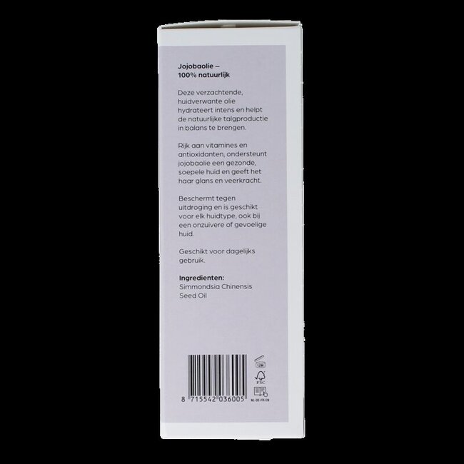 Huile de jojoba bio pressée à froid flacon en verre 100 ml