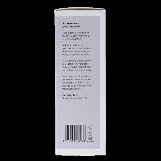 Huile de germe de riz flacon en verre 100 ml