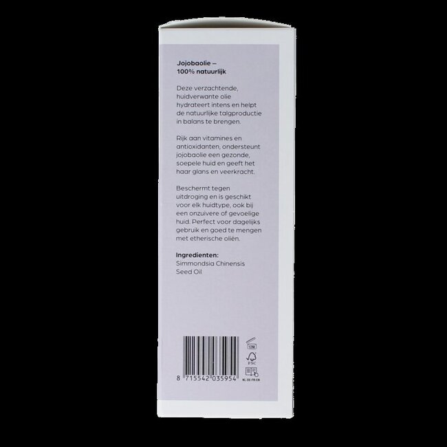 Jojoba basisolie glazen fles 100 Milliliter