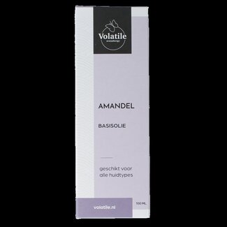 Volatile Amandel basisolie glazen fles 100 Milliliter