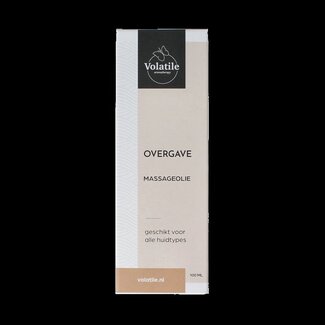 Volatile Huile de massage Abandon flacon en verre avec pompe 100 ml