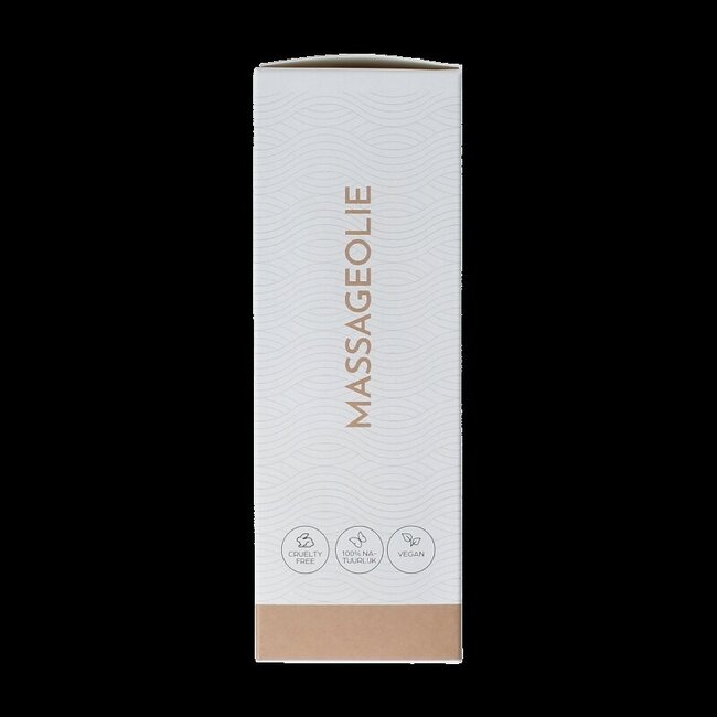 Huile de massage méditerranéenne verre avec pompe 100 Millilitres