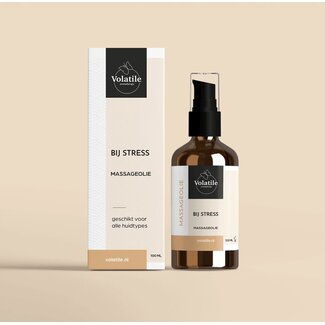 Volatile Huile de massage anti-stress flacon verre avec pompe 100 ml