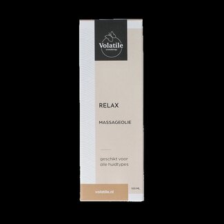 Volatile Massageolie relax glas met pomp 100 Milliliter