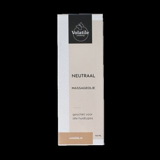 Volatile Massageolie neutral glas met pomp 100 Milliliter