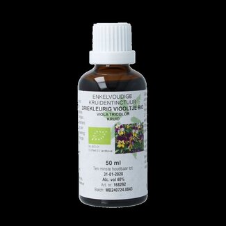 Cruydhof Viola tricolor hrb / driekl viooltje tinctuur bio 50 Milliliter