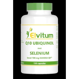 Elvitum Co-Q10 Ubiquinol avec Sélénium 150 Capsules