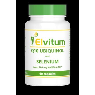 Elvitum Co-Q10 ubiquinol met selenium 60 Capsules