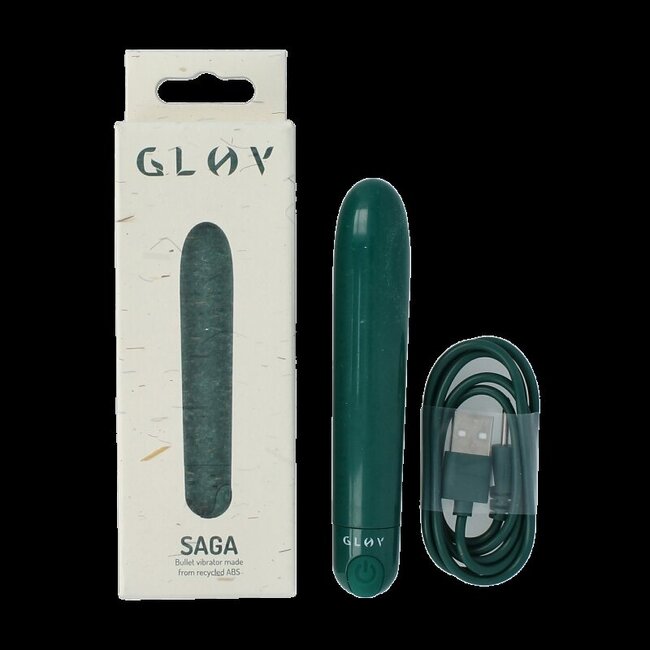Saga eco bullet vibrator groen 1 Stuks