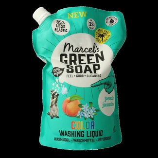 Marcel's Green Soap Wasmiddel kleur perzik & jasmijn 1 Liter