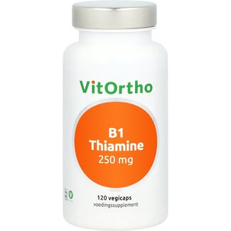 VitOrtho B1 thiamine 250mg 120 Vegetarische capsules