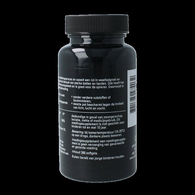 Vitamine D3 1000IU 25mcg 360 Softgels