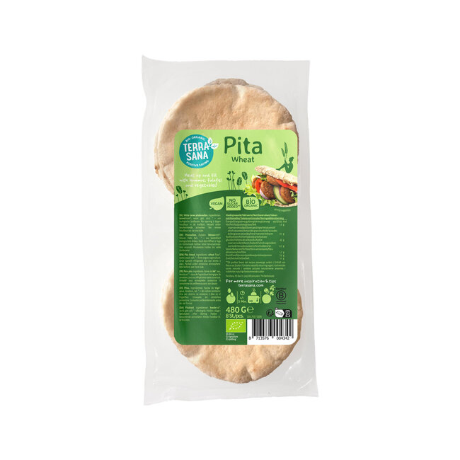 Pitabrood tarwe bio 480 Gram