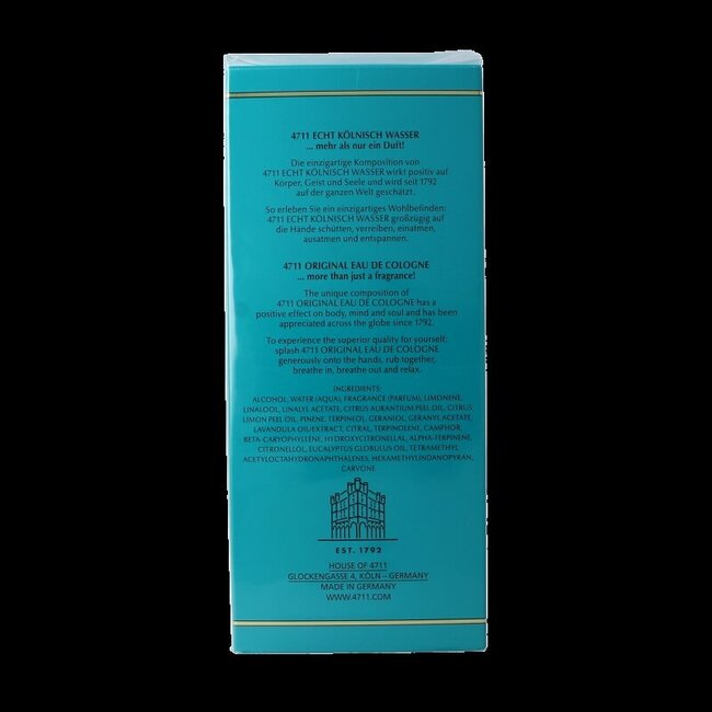 Eau de Cologne flacon 400 ml