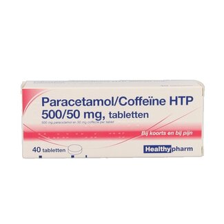 Healthypharm Paracetamol 500mg coffeine 40 Tabletten