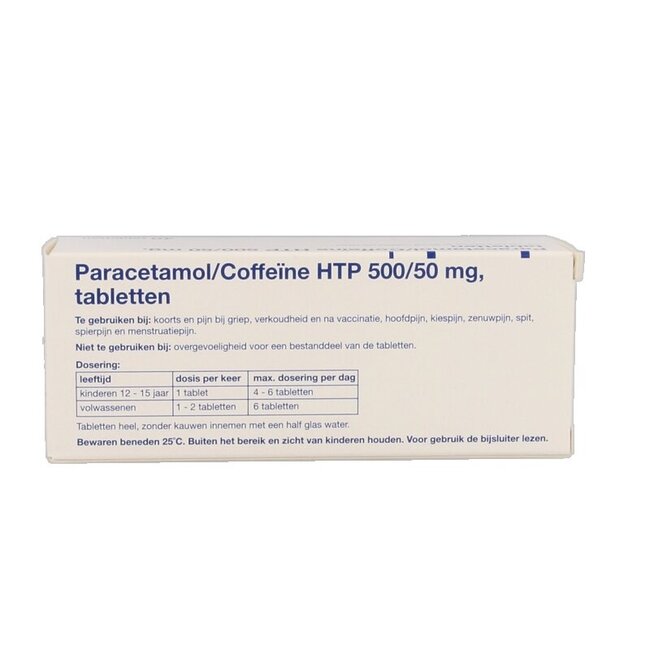 Paracetamol 500mg coffeine 40 Tabletten