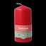 Bougie pilier 120-58 rouge délicat 1 pièce