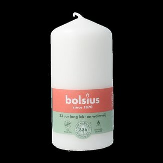 Bolsius Bougie pilier 120-58 blanc nuage 1 pièce
